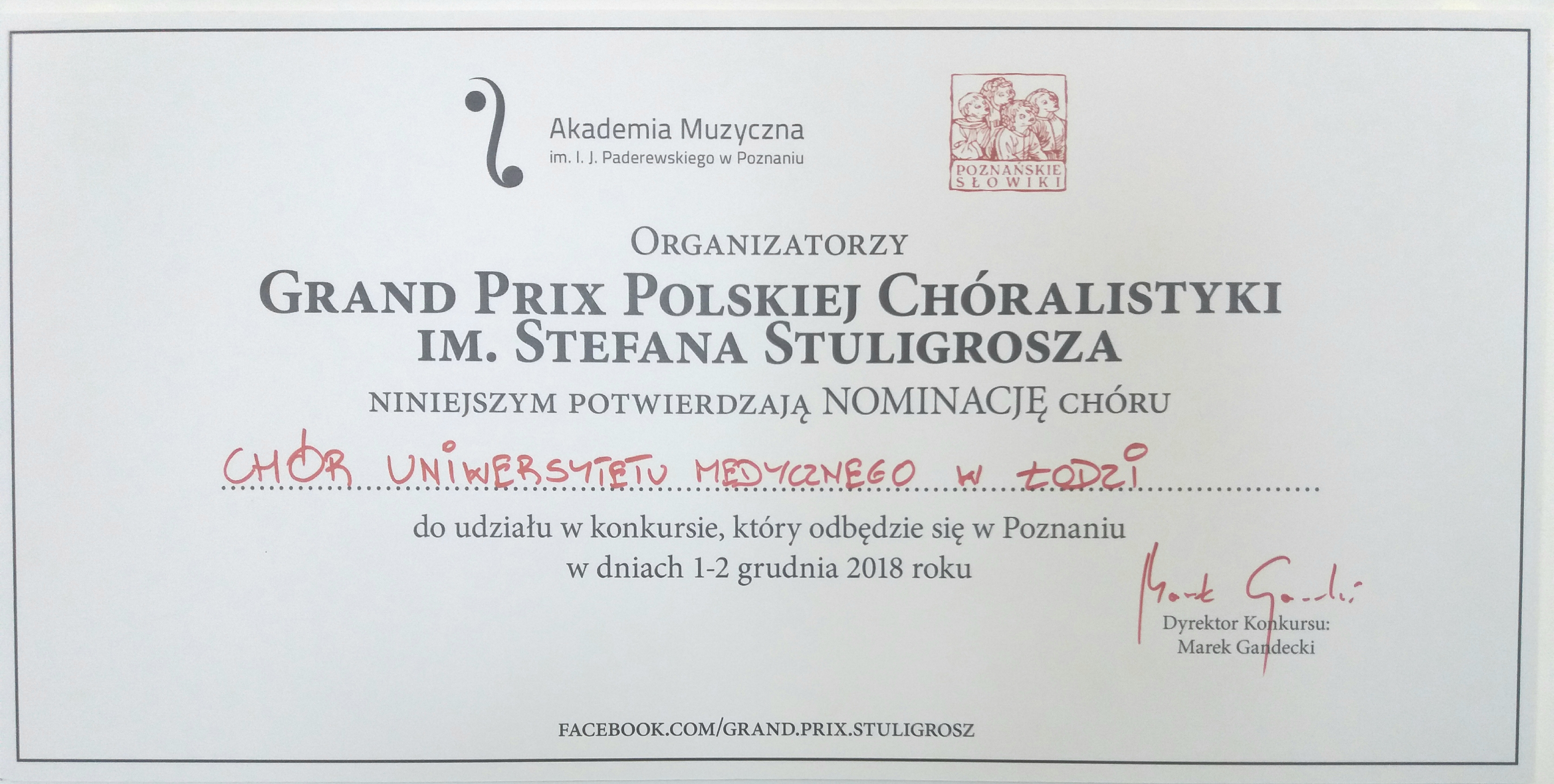 grand prix polskiej chóralistyki
